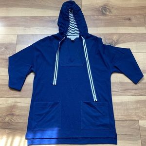 Tommy Bahama blue hooded coverup . Size S